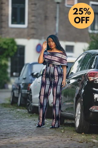 MAKEDA PLUM JUMPSUIT JUMPSUIT