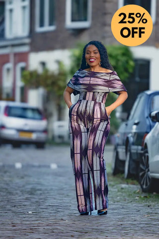 MAKEDA PLUM JUMPSUIT JUMPSUIT