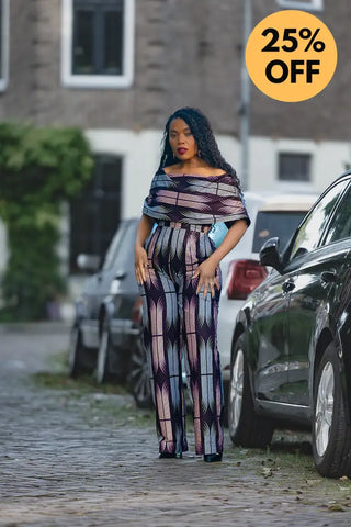 MAKEDA PLUM JUMPSUIT JUMPSUIT