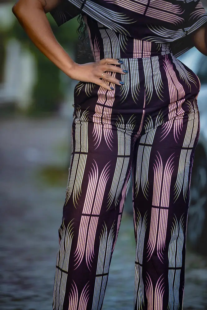 MAKEDA PLUM JUMPSUIT JUMPSUIT