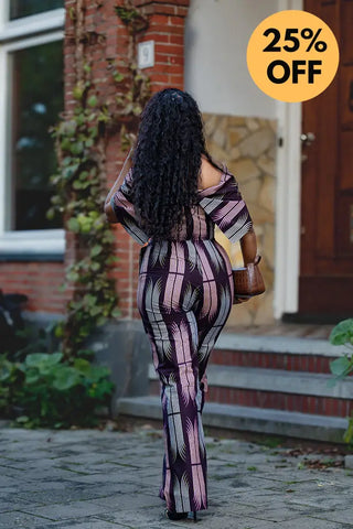 MAKEDA PLUM JUMPSUIT JUMPSUIT