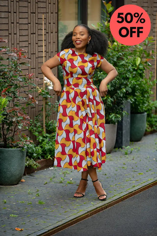 Marigold Flare Dress