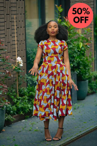 Marigold Flare Dress