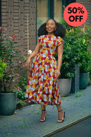 Marigold Flare Dress