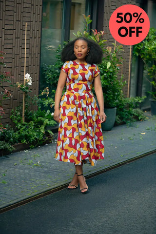 Marigold Flare Dress