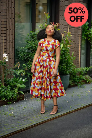 Marigold Flare Dress