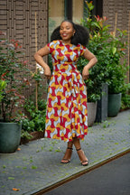 Marigold Flare Dress