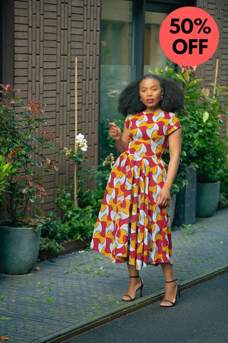 Marigold Flare Dress