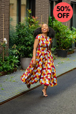 Marigold Flare Dress