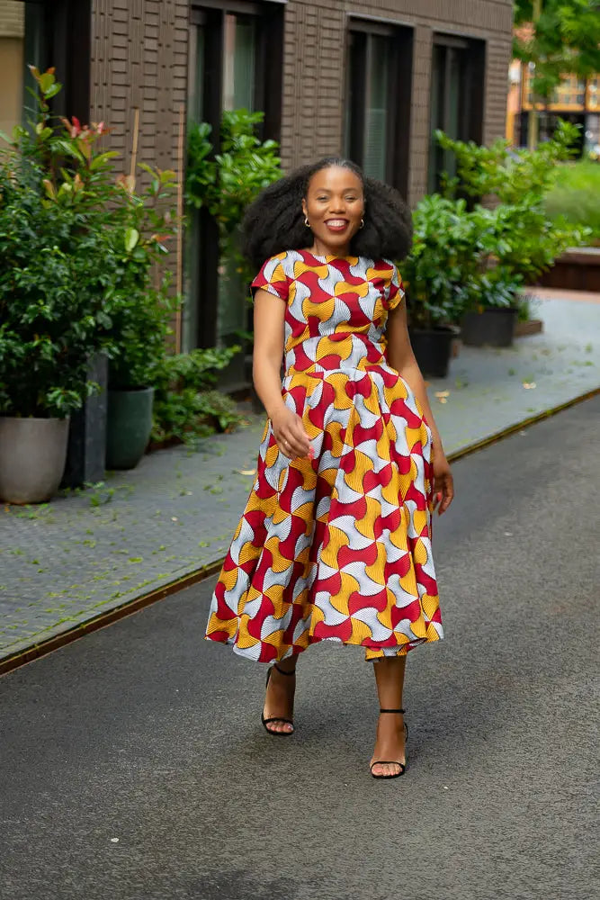 Marigold Flare Dress