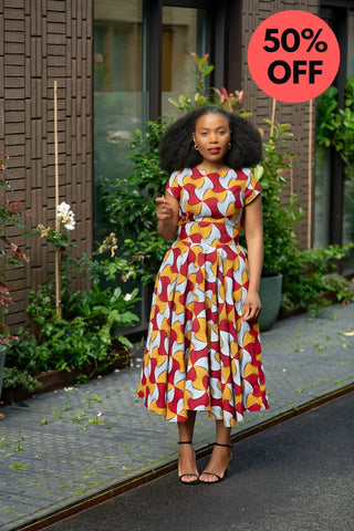 Marigold Flare Dress