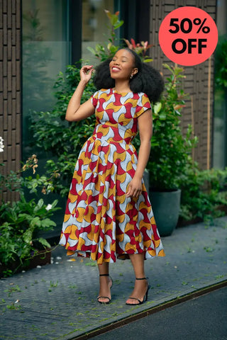 Marigold Flare Dress