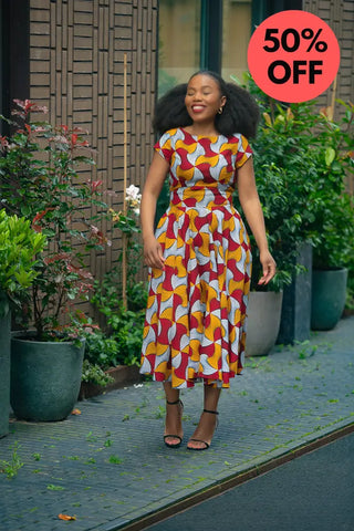 Marigold Flare Dress