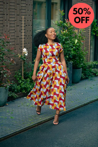 Marigold Flare Dress