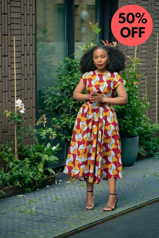 Marigold Flare Dress