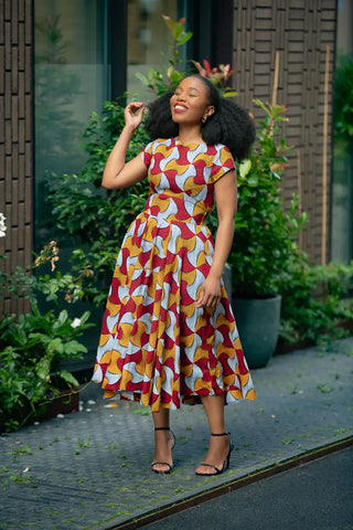 Marigold Flare Dress