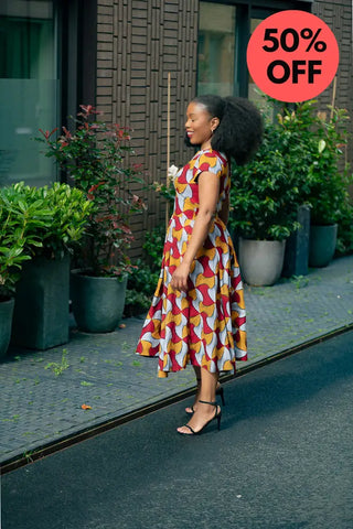 Marigold Flare Dress