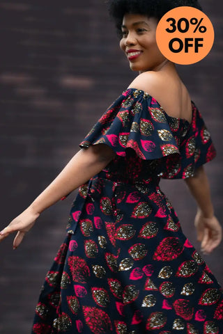 Maya Black Invisible Front Slit Dress Dresses