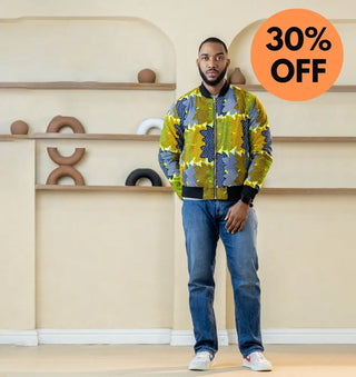 MEN’S AMMA NAVY AND LIME REVERSAL JACKET Coats & Jackets