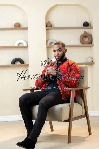 MEN’S AMMA RED MUTLIWAY JACKET Coats & Jackets