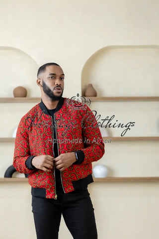 MEN’S AMMA RED MUTLIWAY JACKET Coats & Jackets