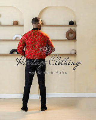 MEN’S AMMA RED MUTLIWAY JACKET Coats & Jackets