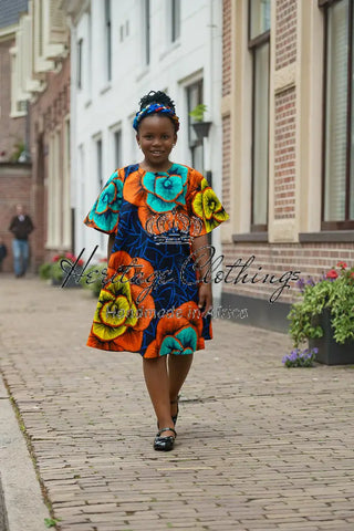 MINI HAMZA FLORAL DRESS Kid’s Dress
