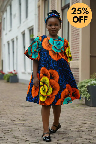 MINI HAMZA FLORAL DRESS Kid’s Dress