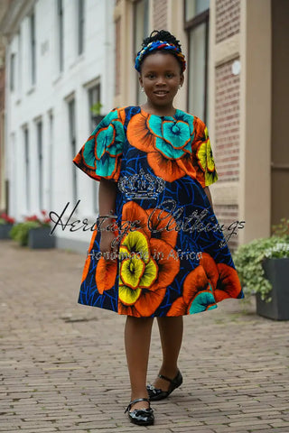 MINI HAMZA FLORAL DRESS Kid’s Dress