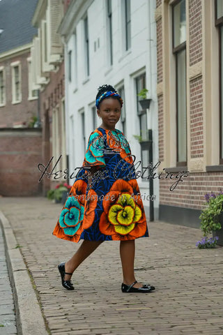 MINI HAMZA FLORAL DRESS Kid’s Dress