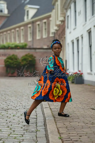 MINI HAMZA FLORAL DRESS Kid’s Dress