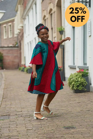 MINI HAMZA GREEN DRESS Kid’s Dress