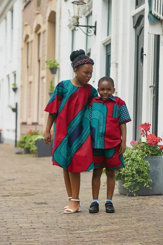 MINI HAMZA GREEN DRESS Kid’s Dress