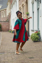 MINI HAMZA GREEN DRESS Kid’s Dress
