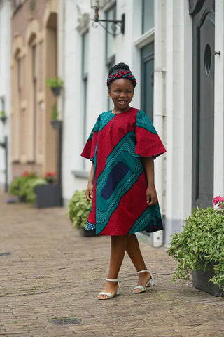 MINI HAMZA GREEN DRESS Kid’s Dress