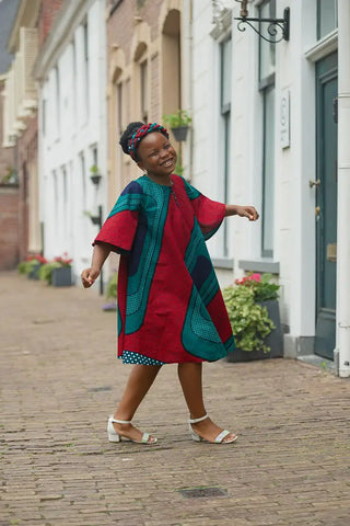 MINI HAMZA GREEN DRESS Kid’s Dress