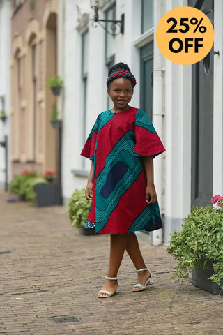 MINI HAMZA GREEN DRESS Kid’s Dress