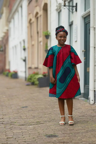 MINI HAMZA GREEN DRESS Kid’s Dress