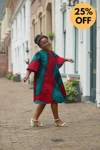 MINI HAMZA GREEN DRESS Kid’s Dress