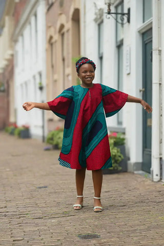 MINI HAMZA GREEN DRESS Kid’s Dress