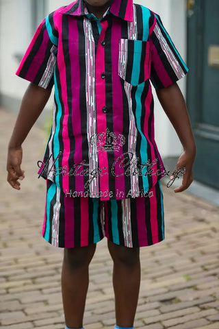 MINI PEJU PINK BOY SET BOYS