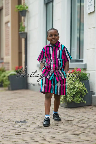 MINI PEJU PINK BOY SET BOYS