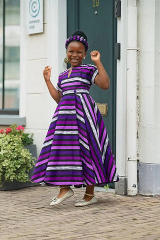 MINI PEJU PURPLE DRESS Kid’s Dress