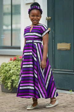 Mini Peju Purple Dress