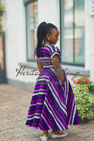 MINI PEJU PURPLE DRESS Kid’s Dress