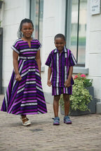 MINI PEJU PURPLE DRESS Kid’s Dress