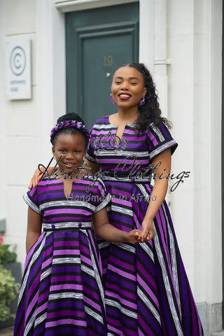 MINI PEJU PURPLE DRESS Kid’s Dress