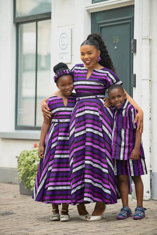 MINI PEJU PURPLE DRESS Kid’s Dress