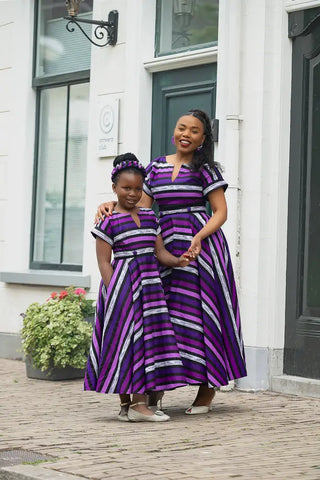 MINI PEJU PURPLE DRESS Kid’s Dress