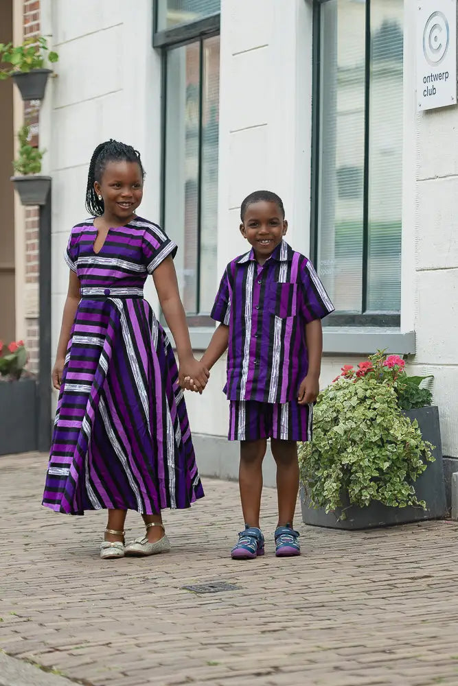 MINI PEJU PURPLE DRESS Kid’s Dress